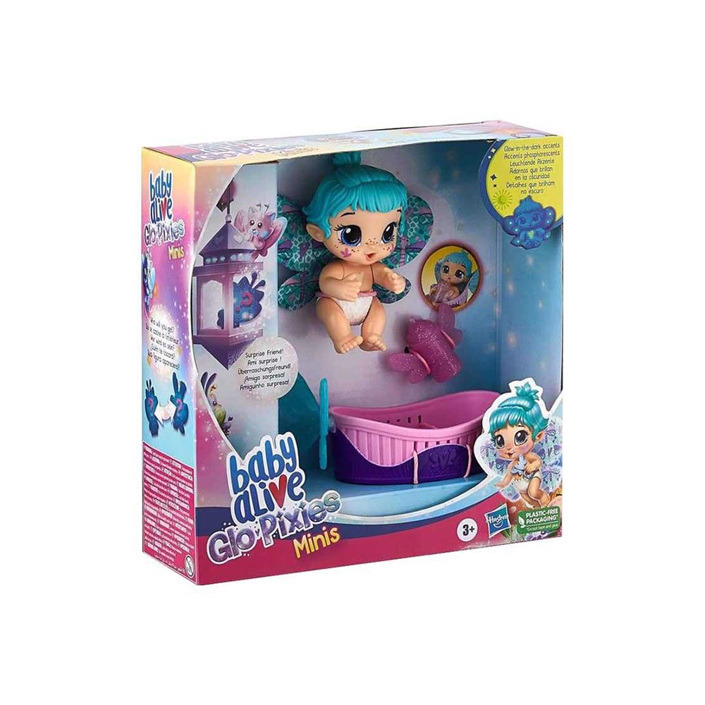 HASBRO F2599 BA GLOPIXIES MİNİK PERİ BEBEK AQUA