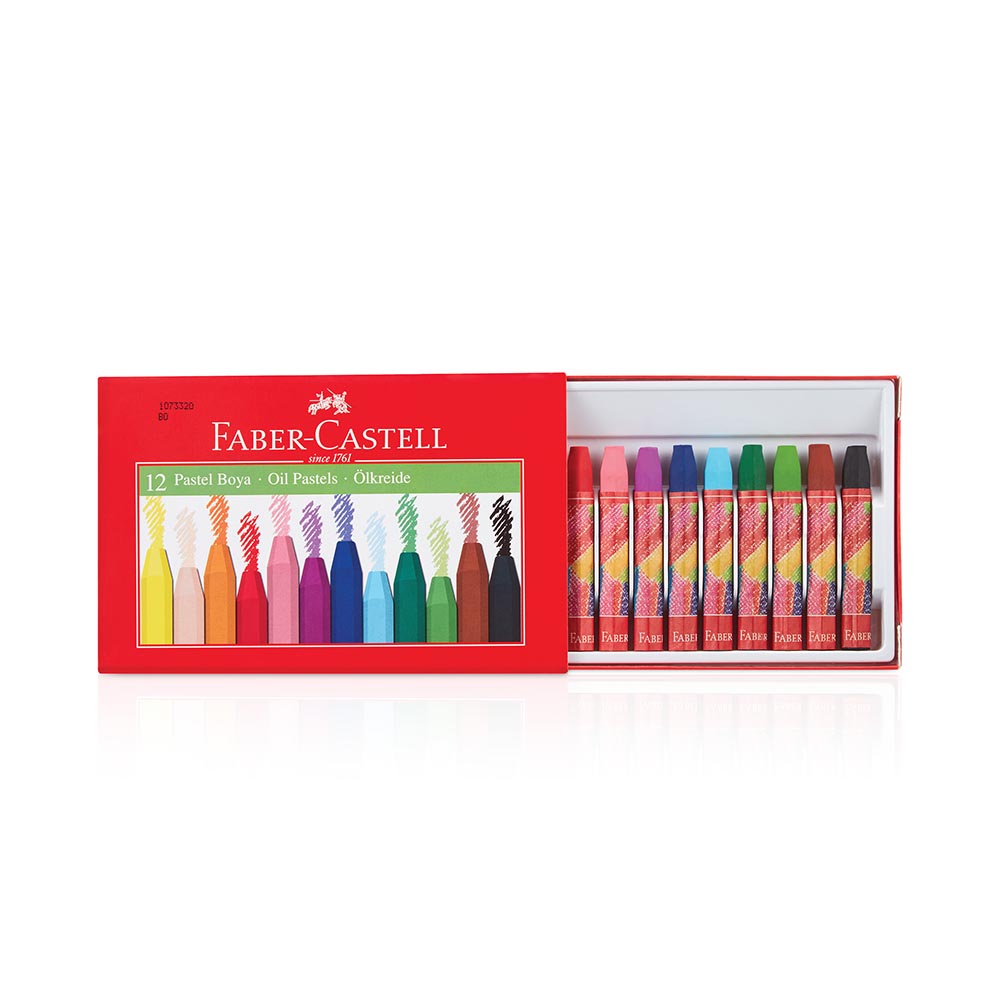 Faber Castell 125312 Karton Kutulu 12'li Pastel Boya