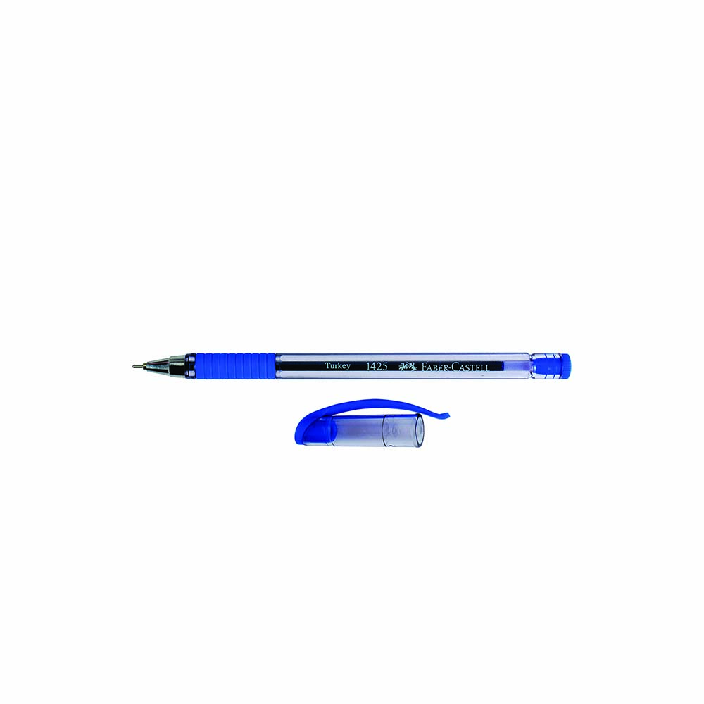Faber Castell İğne Uçlu Tükenmez Kalem Mavi 10'lu 142551