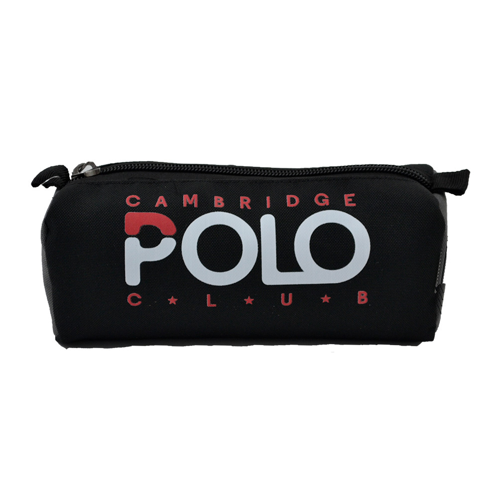 Cambridge Polo Club Preppy Kalem Çantası Tek Bölme Gri