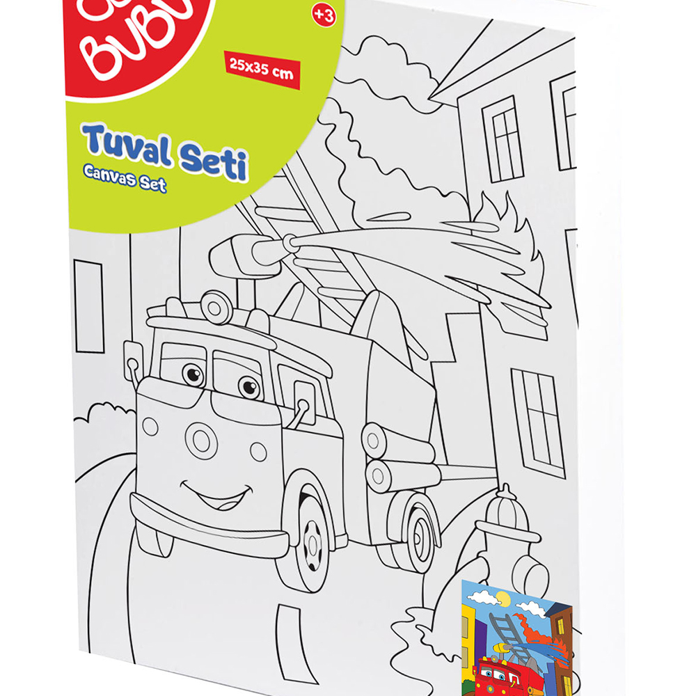 BU-BU TU0017 DESENLİ TUVAL 25x35 CM.