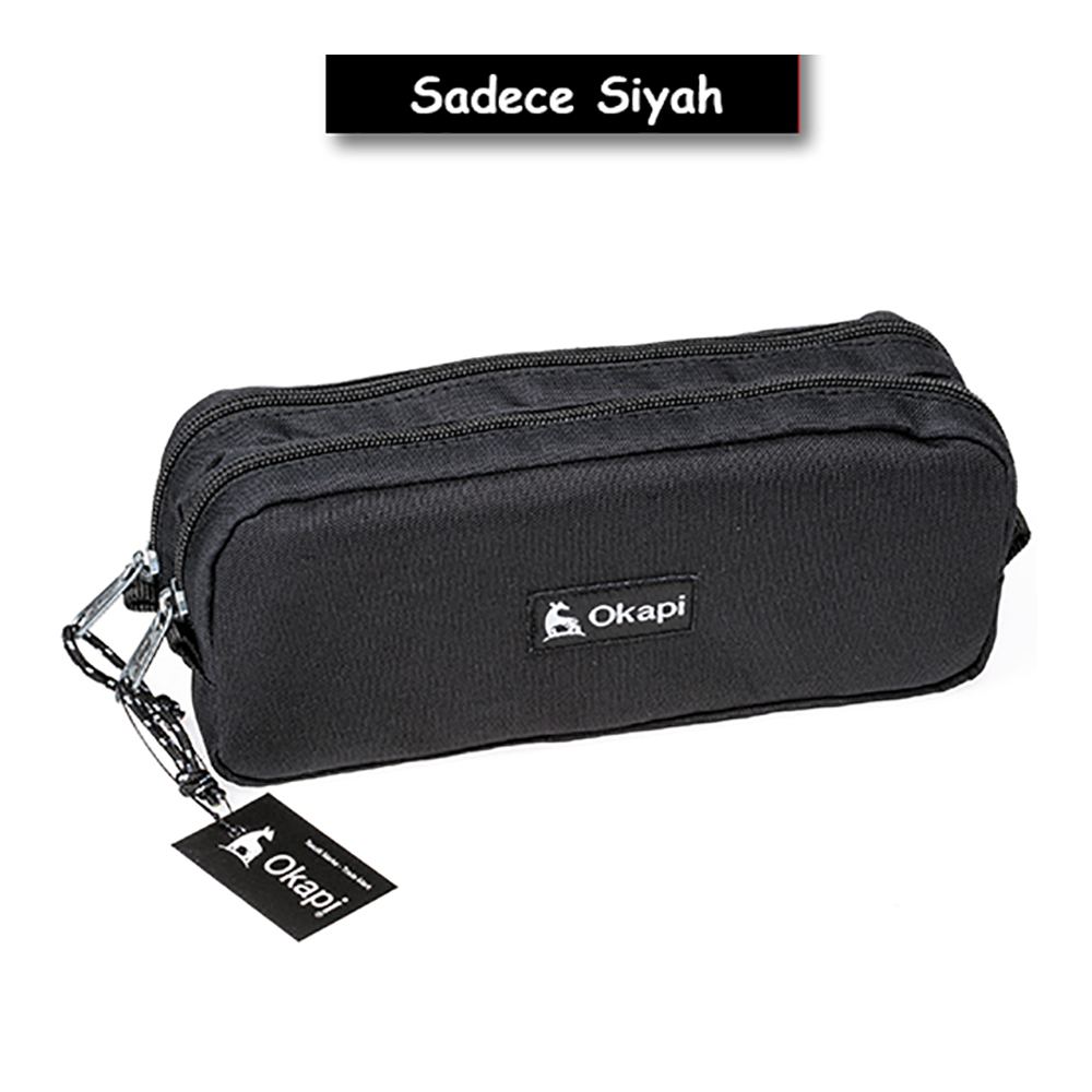 OKAPİ OKP-108S KALEM ÇANTASI SİYAH