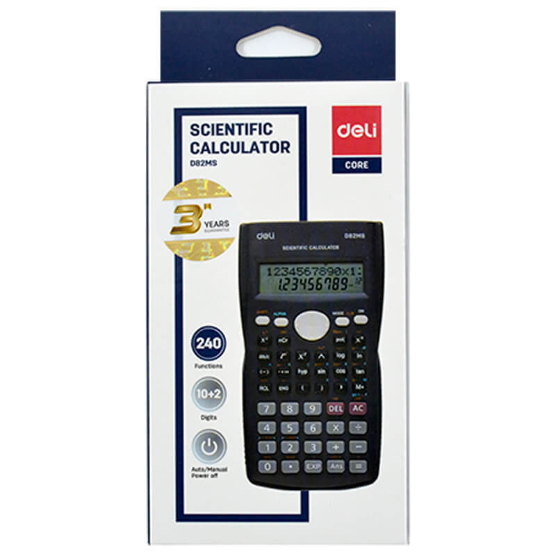 DELİ D82MS BİLİMSEL HESAP MAKİNESİ 240F-10+2 HANELİ 100117202