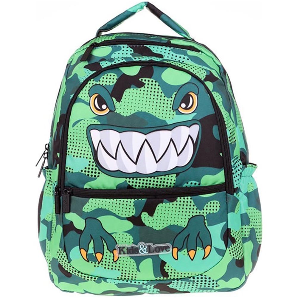 Kaukko Kids Love Sırt Çantası Square Dinosaur L5121