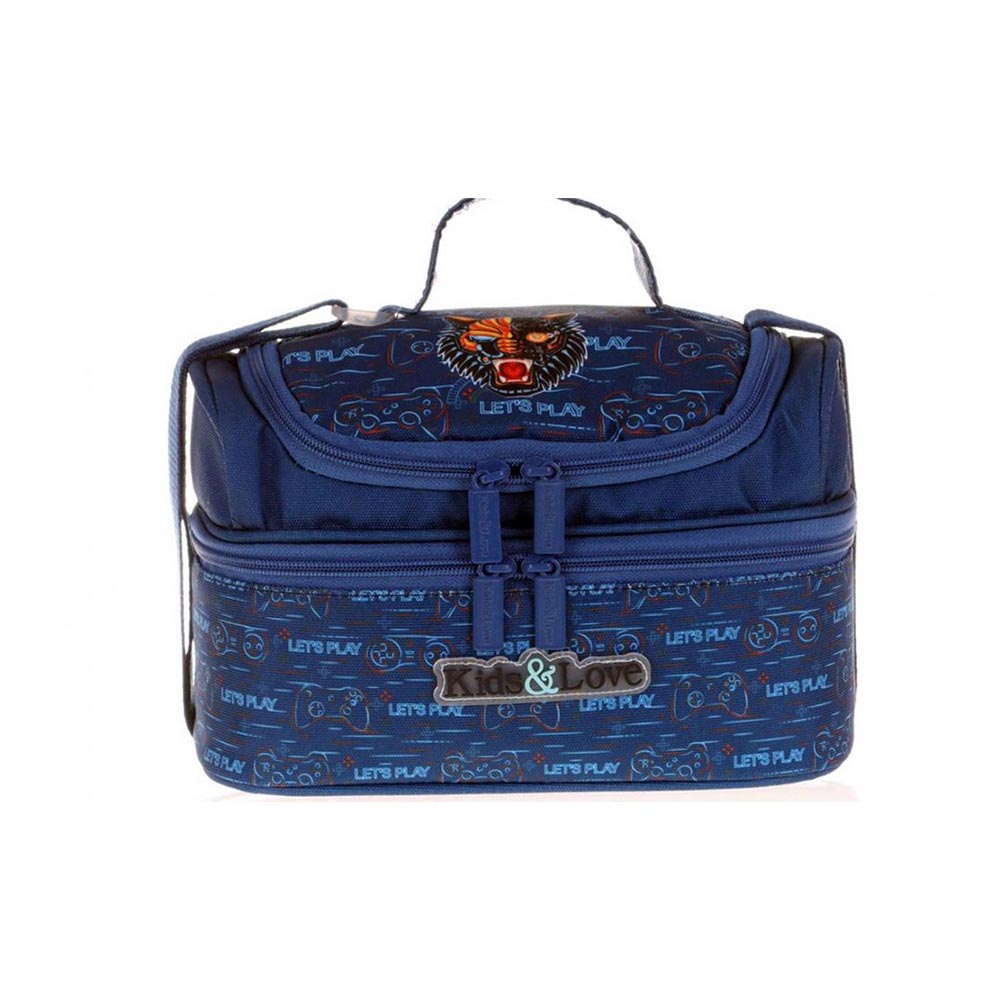 Kaukko Kids Love Square Tiger Beslenme Çantası L7122