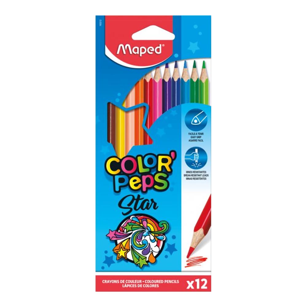 MAPED 183212 COLORPEPS 12 RENK KURUBOYA TAM BOY