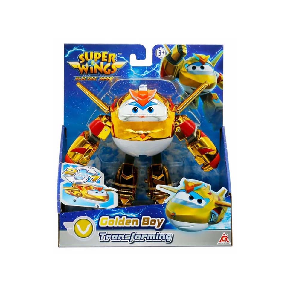 MEGA HARİKA KANATLAR DÖNÜŞEN GOLDEN BOY 12 CM