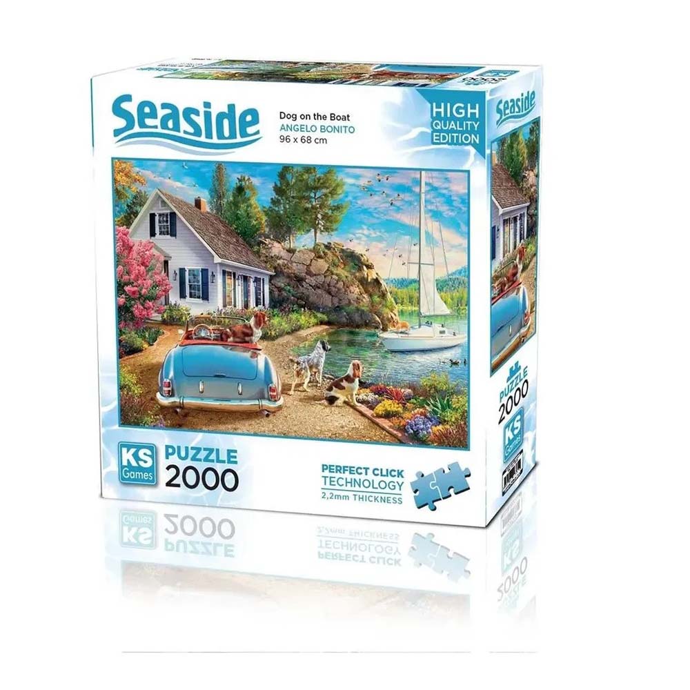 ONUR 22537 PUZZLE 2000 DOG ON THE BOAT