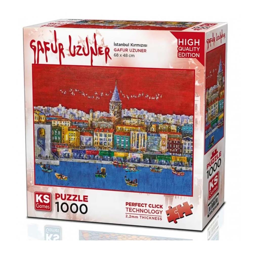 ONUR 20791 PUZZLE 1000 İSTANBUL KIRMIZISI