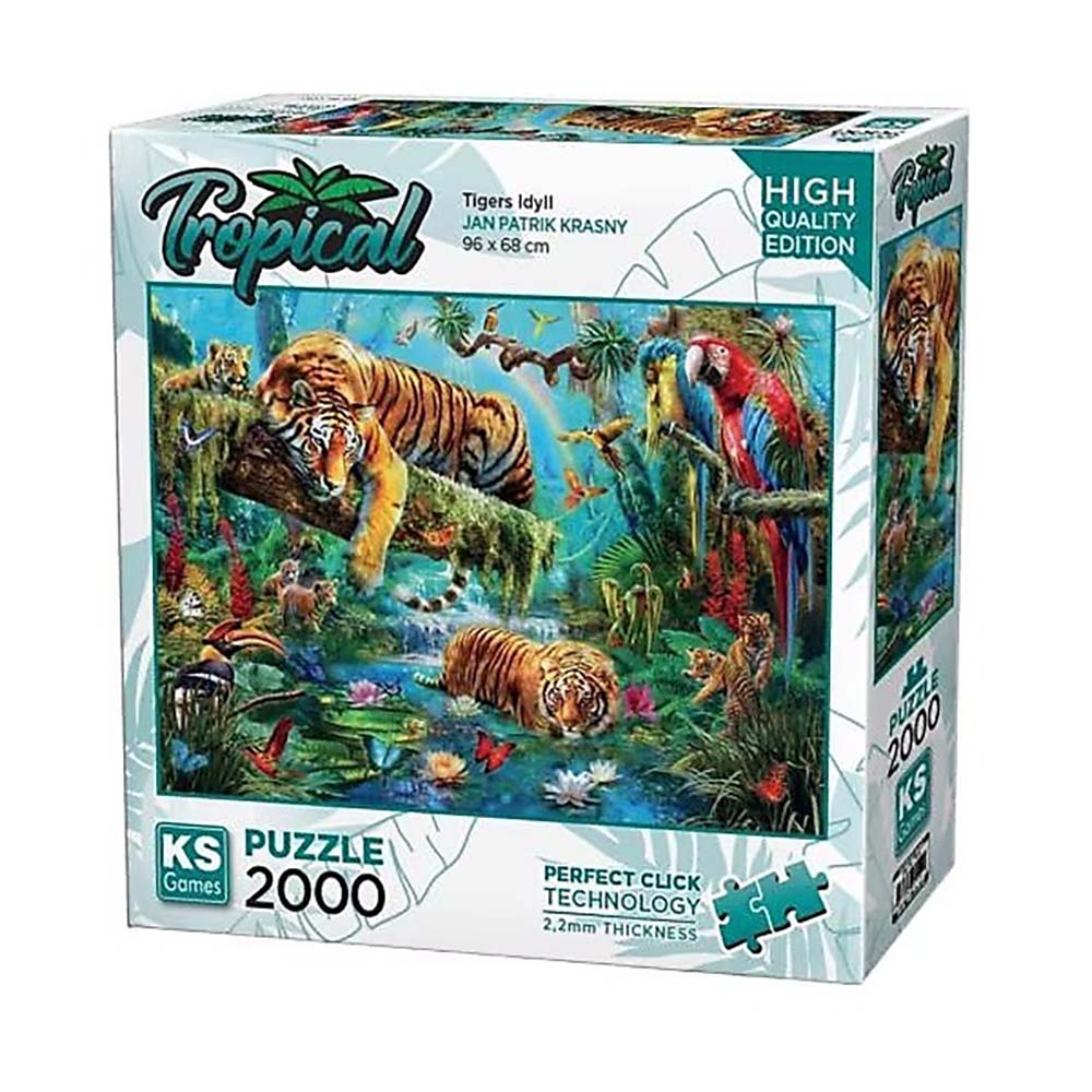 ONUR 22512 PUZZLE 2000 TIGERS IDYIL