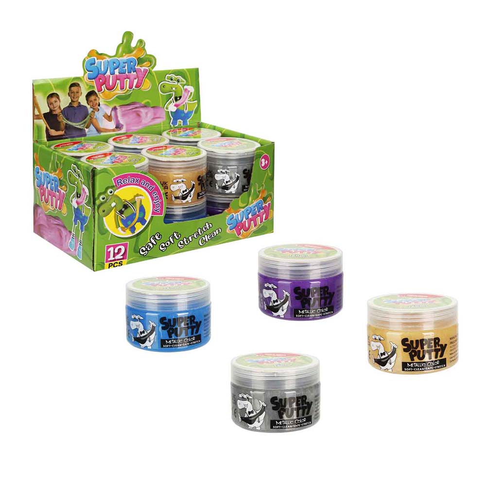 SUNMAN 095822 SLIME SUPER PUTTY METALİC COLOR 120ML