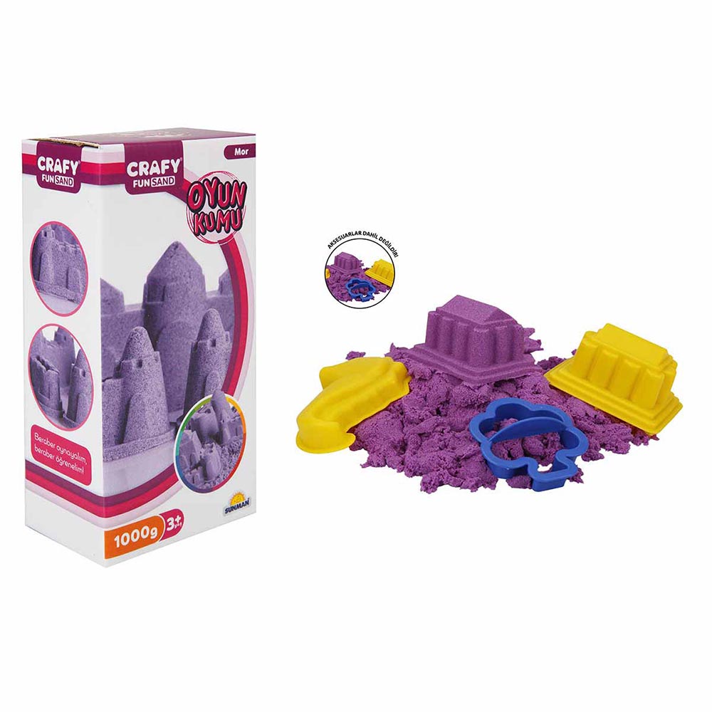 SUNMAN 2242 OYUN KUMU 1000GR MOR