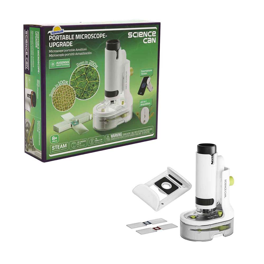 SUNMAN 05277 BİLİM SET MİKROSKOP PORTATİF 21PRÇ