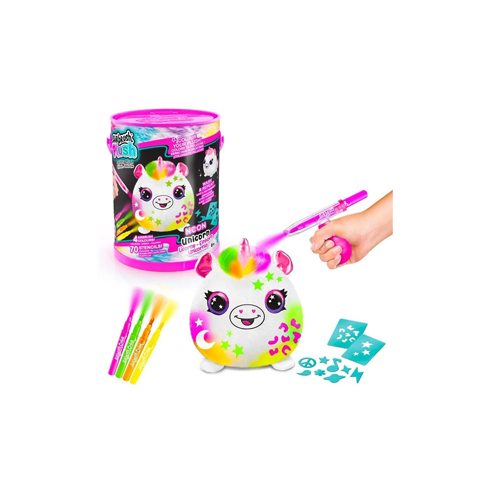 MEGA  CNLFG266 AIRBRUSH PLUSH PELUŞ NEON SQUISH BOYA KUTUSU