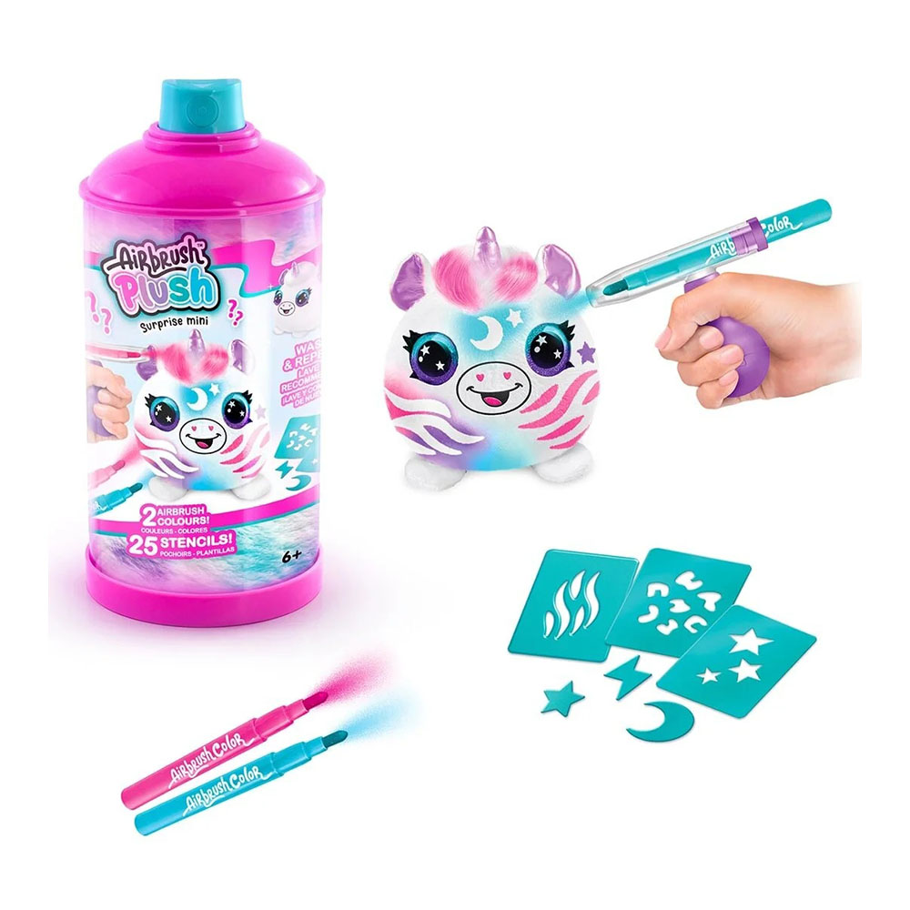 MEGA AIRBRUSH PLUSH MİNİ PELUŞ SÜPRİZ SET CNLFG282