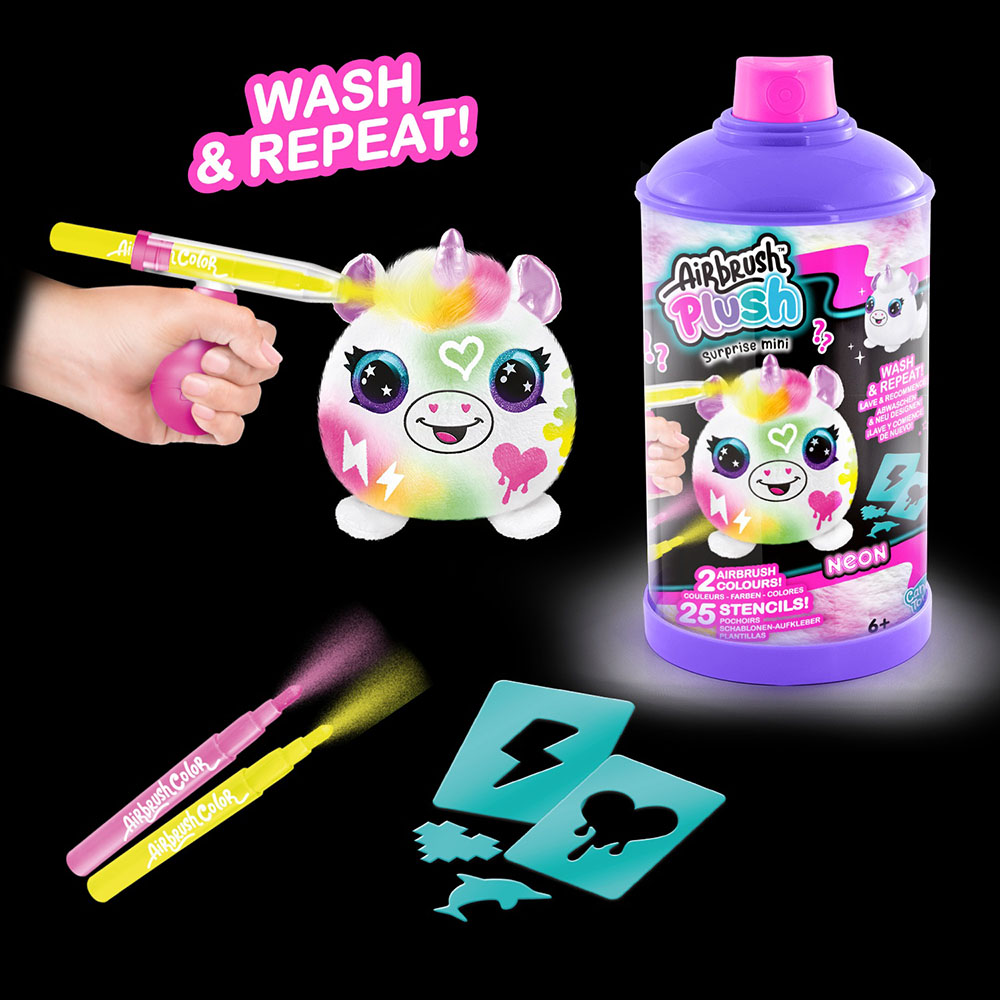 MEGA CNLIR020 AIRBRUSH PLUSH NEON MİNİ SÜPRİZ SET