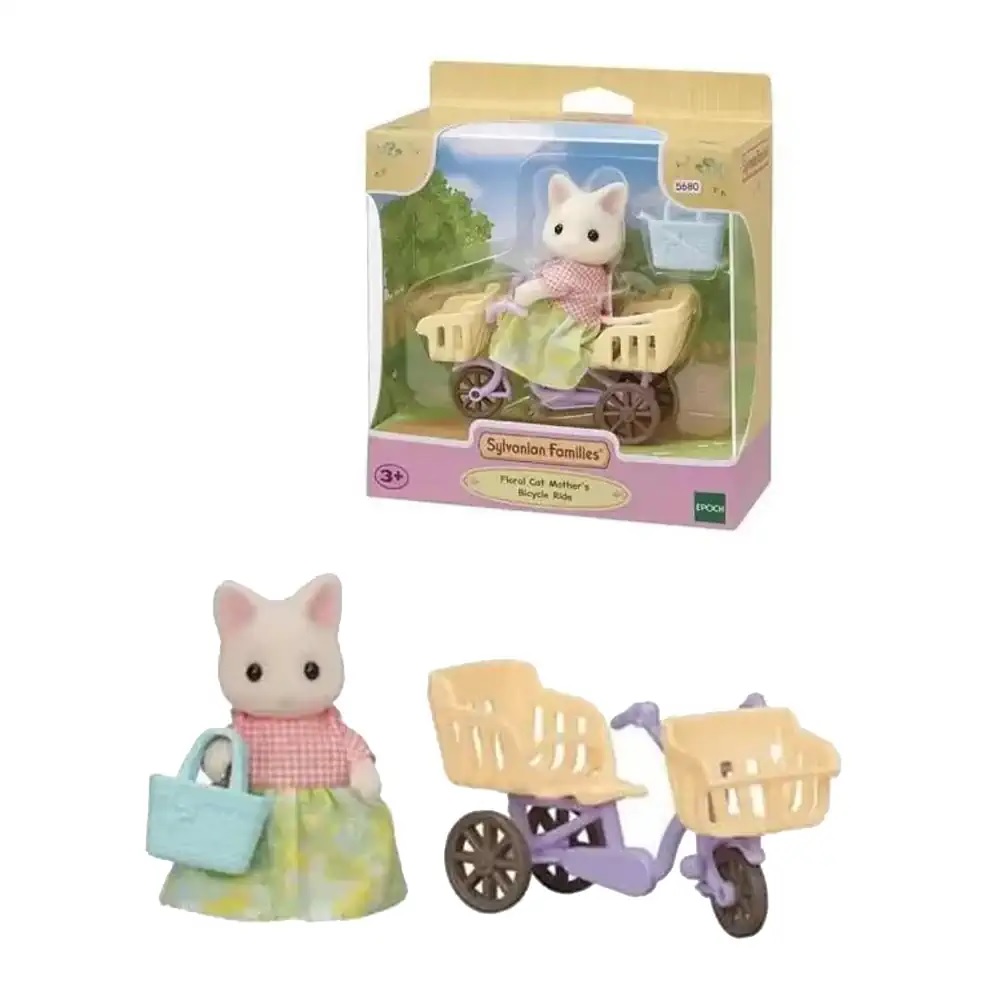 ADORE LEGO  ESE5680 ÇİÇEKLİ KEDİ ANNE VE BİSİKLET